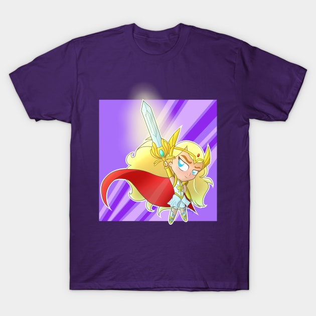 Chibi She Ra T-Shirt by vcm1824